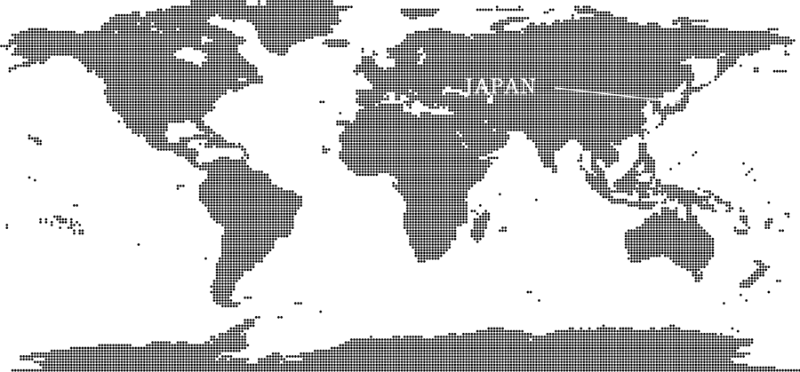 ホームジム・ジム機材はINFINITY(インフィニティ)のワールドマップイメージ